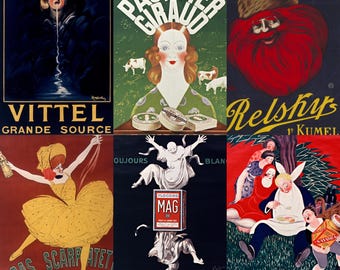 220+ Vintage Leonetto Cappiello Posters: High-resolution Digital