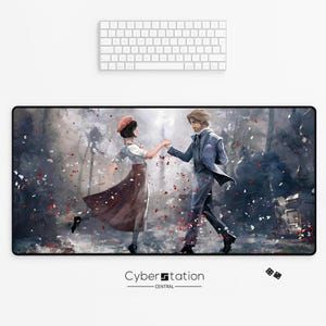 EXPEDITION 33 – Gaming-Schreibtischunterlage –Gustave & Sophie – 3 Größen erhältlich – Premium XL-Mauspad – Geschenkidee