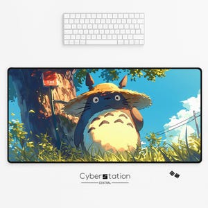 STUDIO GHIBLI | Totoro | Tappetino da Gioco / Mousepad | Idea Regalo | Gaming | Personalizzabile