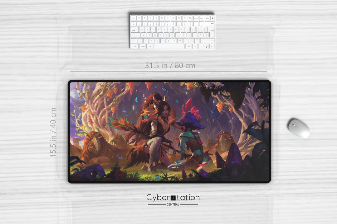 Neeko Riftbound RIFTBOUND – TCG Playmat – Nidalee & Neeko- League of Legends – 4 Sizes ...