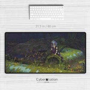ARCANE – Gaming Desk Mat | JINX & ISHA |80 x 40 cm / 70 x35 cm|Gamer Gift Idea | xl Mouse Pad  | Riftbound