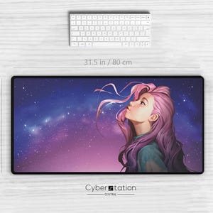 LEAGUE of LEGENDS – Gaming Desk Mat | SERAPHINE | 80 x 40 cm / 70 x35 cm| Kda | Gift Idea | xl Mouse Pad | Riftbound