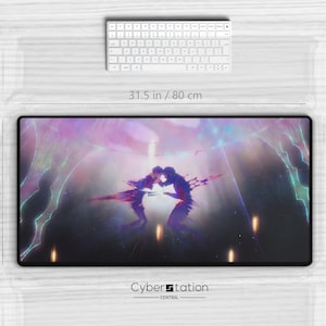 ARCANE – Gaming Desk Mat | JAYVIK | Jayce & Viktor | 80 x 40 cm / 70 x35 cm|Gamer Gift Idea | xl Mouse Pad  | Riftbound