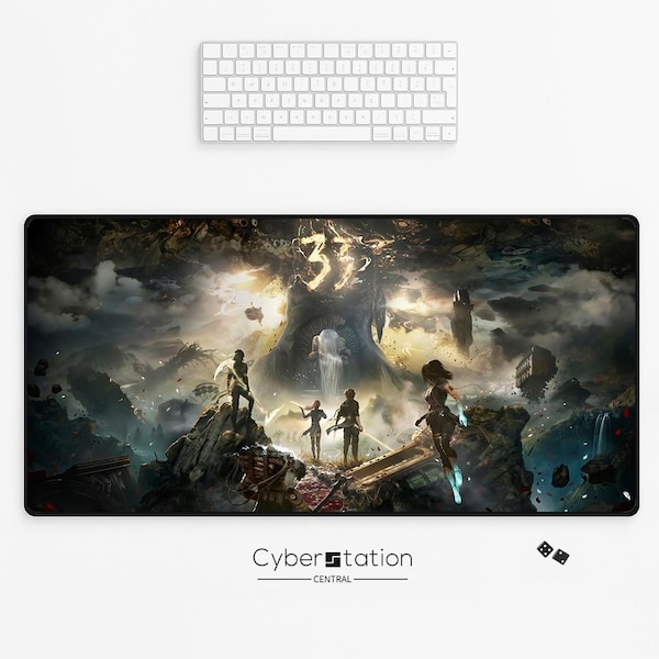 EXPEDITION 33 – Gaming Desk Mat – Gustave, Maelle, Sciel & Lune – 3 Sizes Available  – Premium XL Mouse Pad – Gift Idea