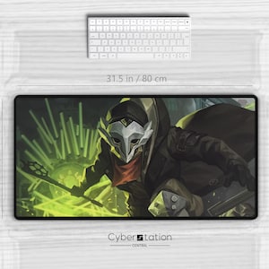 ARCANE – Gaming Desk Mat | EKKO |80 x 40 cm / 70 x35 cm|Gamer Gift Idea | xl Mouse Pad  | Riftbound
