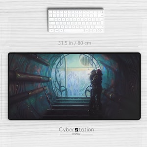 ARCANE – Gaming Desk Mat | CAITVI | Vi & Caitlyn | 80 x 40 cm / 70 x35 cm| Gamer Gift Idea | Violyn | xl Mouse Pad  | Riftbound