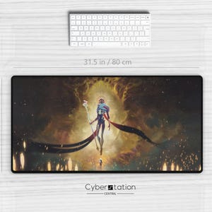 ARCANE – Gaming Desk Mat | JAYVIK | Jayce & Viktor | 80 x 40 cm / 70 x35 cm|Gamer Gift Idea | xl Mouse Pad  | Riftbound