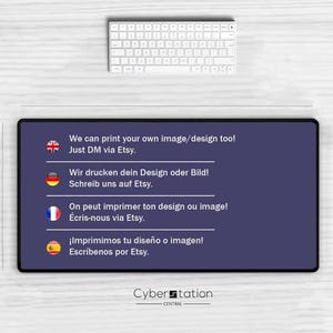 Alfombrilla de ratón personalizada para juegos de cartas coleccionables | Tapete de juego | Personalizada con tu diseño, logotipo, etc. | 80x40 cm, 70x35 cm o 70x60 cm - 4 mm de grosor | Ideal para regalar