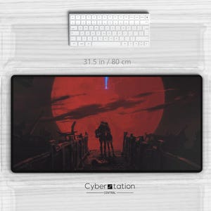ARCANE – Gaming Desk Mat | CAITVI | Vi & Caitlyn | 80 x 40 cm / 70 x35 cm| Gamer Gift Idea | Violyn | xl Mouse Pad  | Riftbound