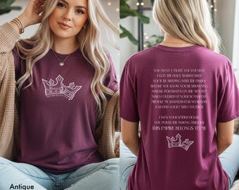 Koszulka z tekstem piosenki „Father Figure” | Koszulka inspirowana Showgirl