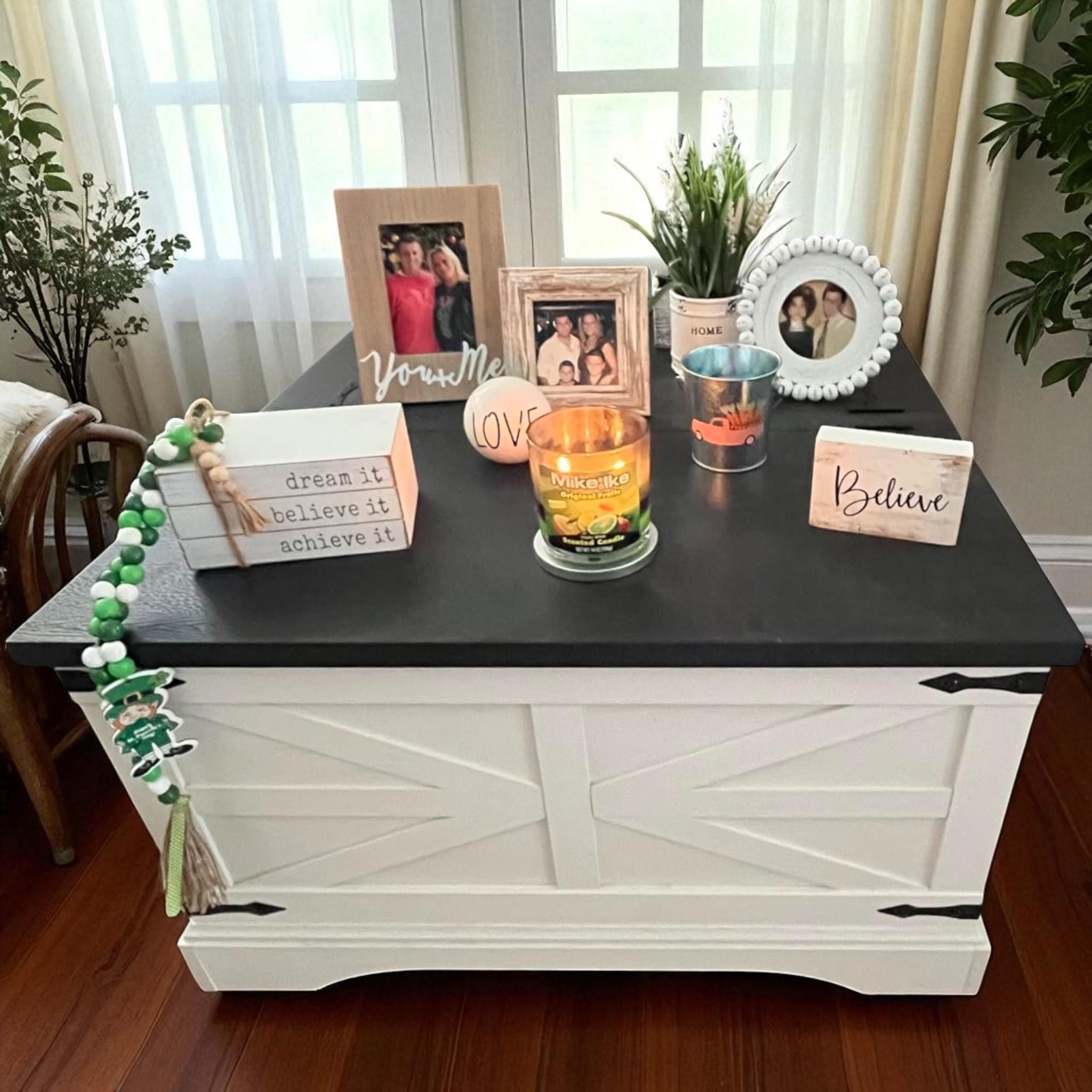 Wooden Farmhouse Lift Top Coffee Table With Storage, Wood Square Center ...