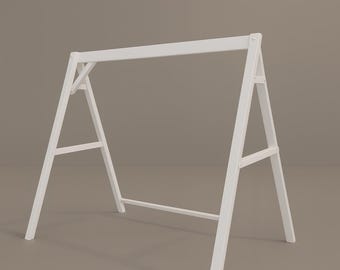 Heavy Duty Wooden Swing Stand – 660 LBS Capacity, Weather Resistant