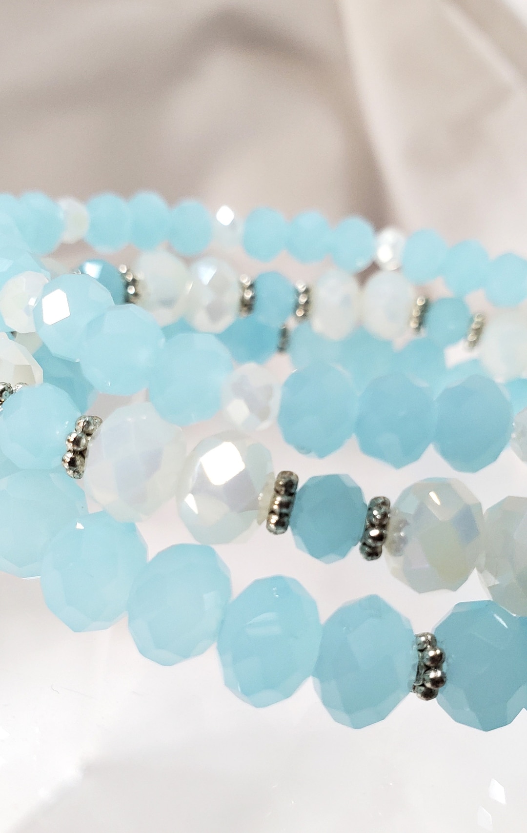 TINY TINY BRACELET - SKY BLUE-BLACK
