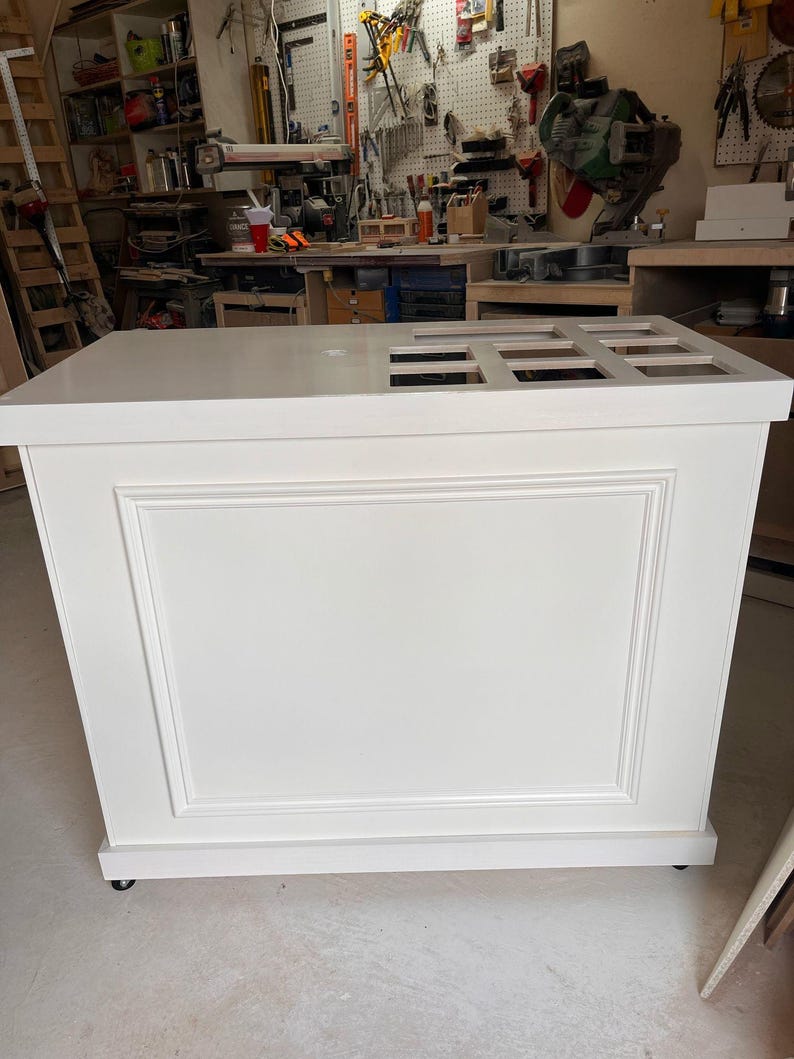 Foldable Charcuterie Cart with Wheels image 3