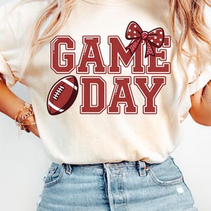 Game day png football game day design school pride png sublimation design game png sport shirt design digital