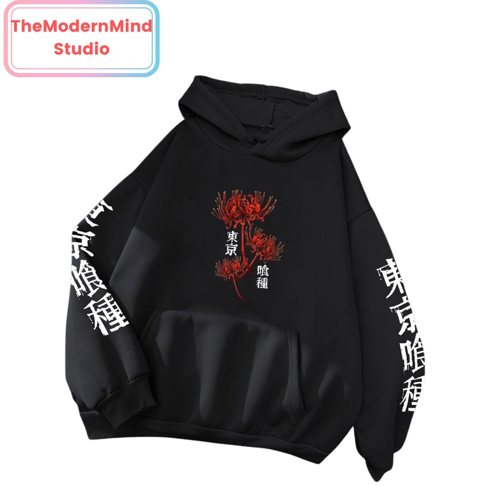 Anime Hoodies - Tokyo Ghoul Hoodie - Harajuku Hoodie - Streetwear Hoodie - Fashion Hoodie - Autumn Hoodie - Unisex Hoodie