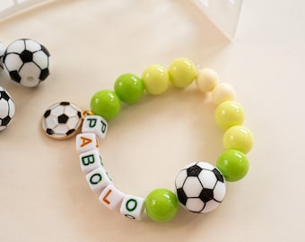 Personalisiertes Fußball-Armband: Name, Sport Gastgeschenk