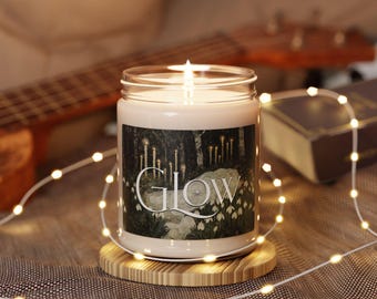 Imbolc-Inspired Soy Candle: GLOW Scented Candle, 9oz