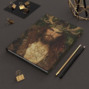 Cernunnos Hardcover Journal: Feral Forest God, Pagan Notebook