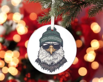 Philadelphia voetbalornament Eagles Vintage decor Philadelphia cadeau Fly Eagles kerstaandenken