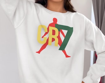 CR7 Ronaldo Shirt Goat Fan Apparel Portugal Football Tee Iconic Sweatshirt
