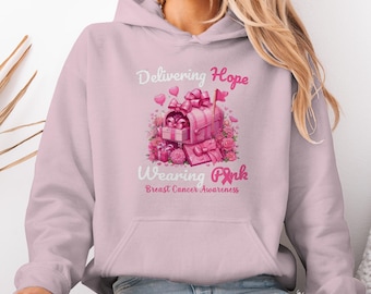 Breast Cancer Awareness Tee Support October Top Gift for Survivor Family Fundraising T-Shirt