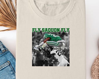 Saquon Barkley Shirt Philadelphia Football T-Shirt Fliegen Adler Fliegen Komfort Farben Philly Tshirt Weihnachtsgeschenk