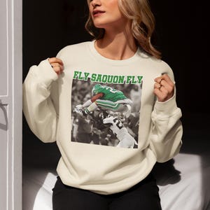Fly Saquon Fly, Philadelphia Football Star Shirt – Eagles Sweatshirt, Philly Hoodie, Eagles Christmas, Eagles Vintage Tee, Football Mom Gift
