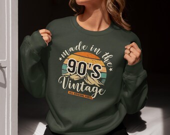 Made In The 90s Shirt Retro Vintage Tee Funny Nostalgic Top 90s Birthday Gift for Men Women