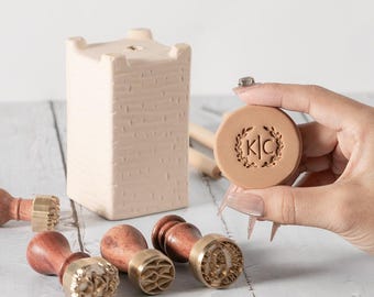 Custom Pottery Stamp | Brass Mold For Clay | Personalised Pottery Stamp | Custom Pottery Tools | Custom Ceramics Stamp | Gifts For Potter