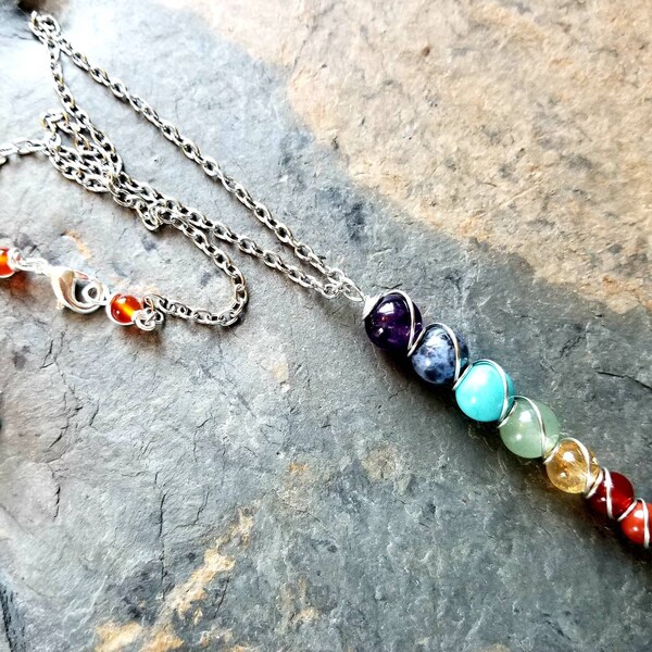 Chakra Necklace Etsy