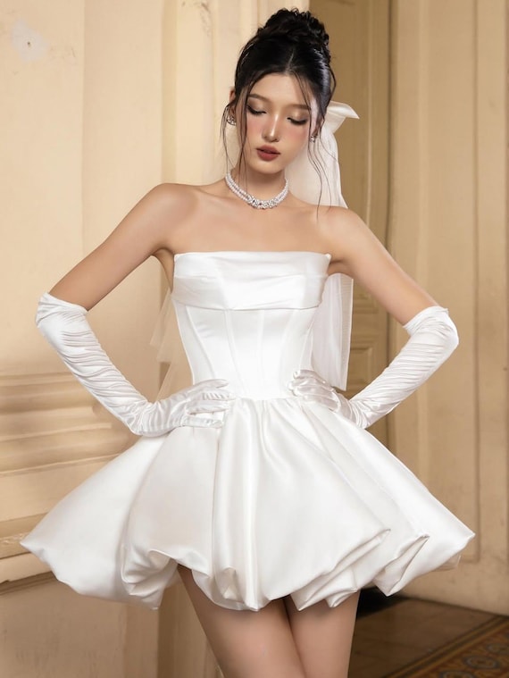 Rehearsal Dinner Dress Short Wedding Dress Elopement Dress