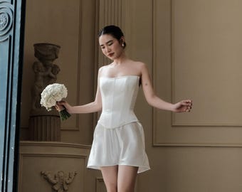 Korsett und Rock Set / Hochzeitskleid / Hochzeitskleid / Hochzeitskleid / Hochzeitskleid / Korsett / SA104