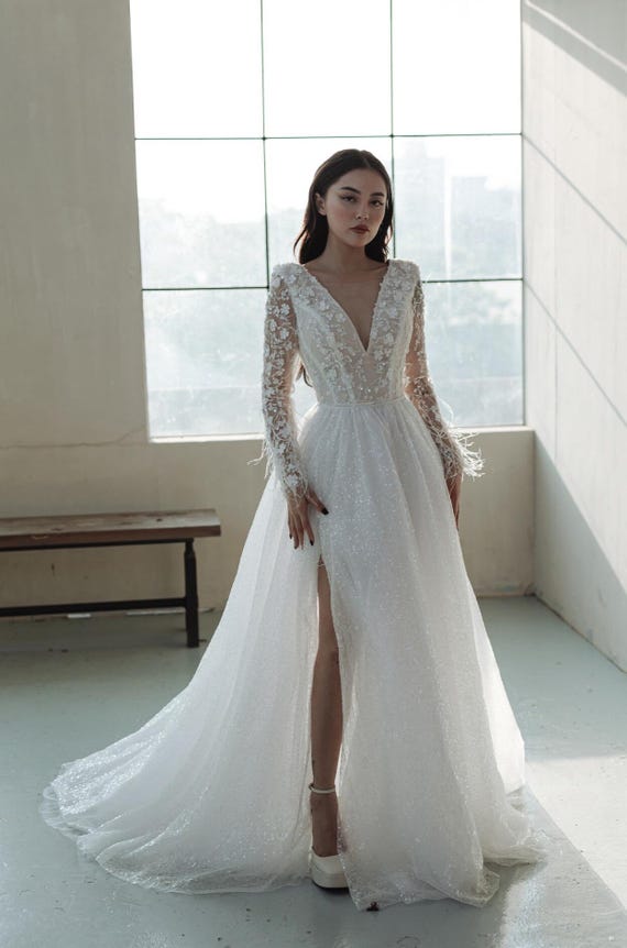 cheap short elegant dresses A1347 SHORT SEQUIN FLORAL PRINT A-LINE DRESS - Andrea & Leo | Lady Black Tie Off White main image 0