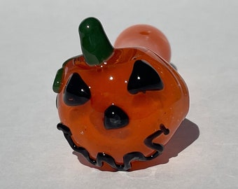Halloween Pumpkin Jack o Lantern Pocket Glass Pipe