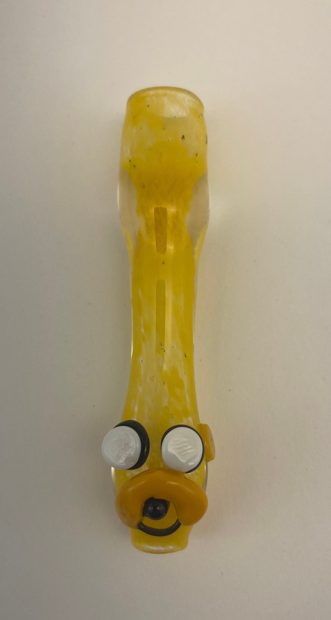 Jake the Dog Glass Pipe Dugout Chillum Etsy