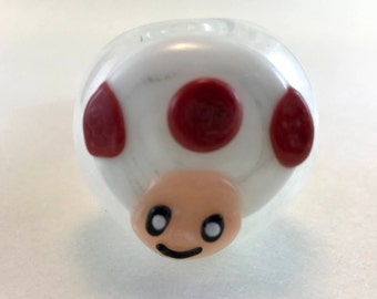 Mario Toadstool Mushroom Glass Pipe