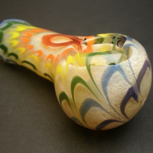 Tie-Dye Color Changing Glass Pipe