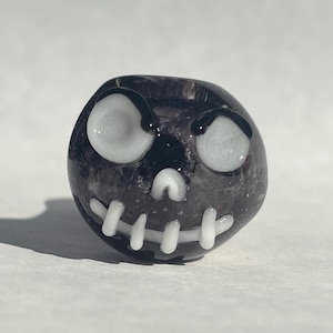 Jack Skel Glass Pipe Glow in the Dark Black Pocket Skellington