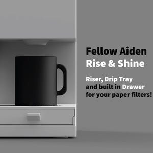 Fellow Aiden Riser Pro – with Integrated Drip Tray + Storage Drawer