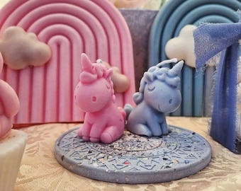 Unicorn candle in pure soy wax scented
