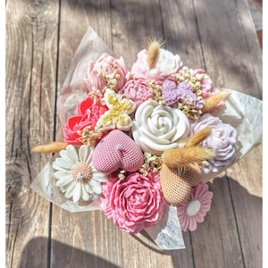 maxi bouquet in pura cera di soia profumata