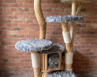 Natural Branch Cat Tower