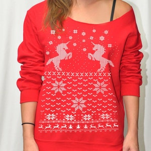 Missguided purple unicorn christmas jumper | Xmas sweater | unicorns