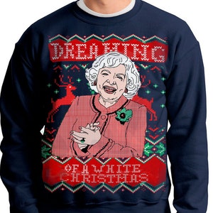 Ugly Christmas sweater Dreaming of a White Christmas pullover sweatshirt s m l xl xxl image 1