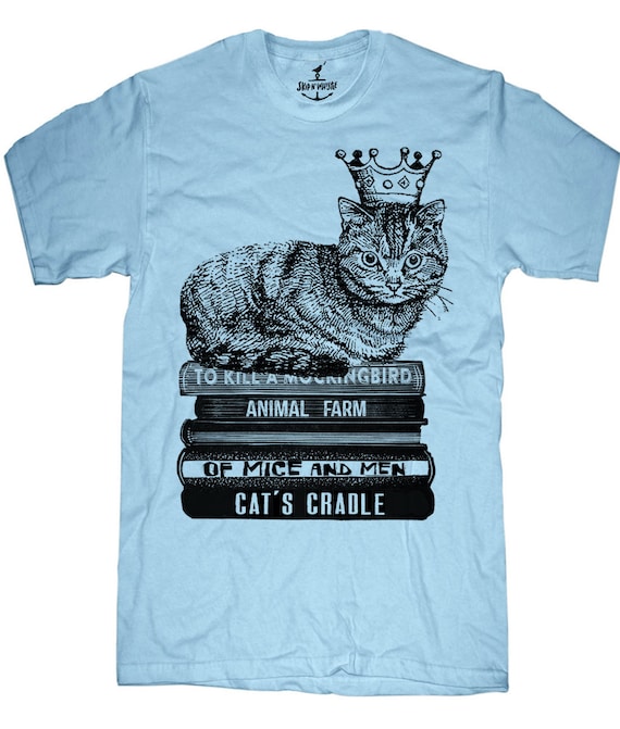 CAT SHIRT Crown Cat King Sitting on 