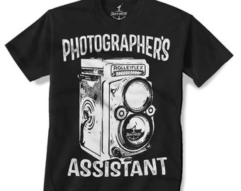 Kids camera t shirt Photographers Assistant