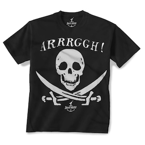 PIRATE SKULL KIDS T Shirt 7 Color Choices Size 2t 3t - Etsy