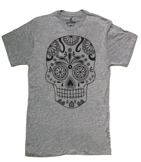 sugar skull shirts mens