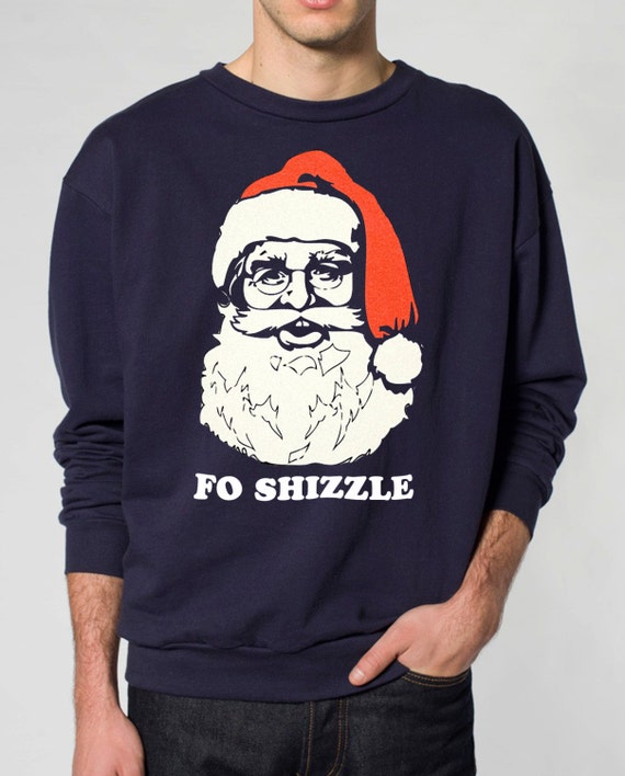 Ugly Christmas Sweater Santa Claus Fo 